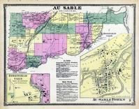 Au Sable Township, New Sweden, Clintonville, Birmingham Falls, Keeseville, Clinton County 1869